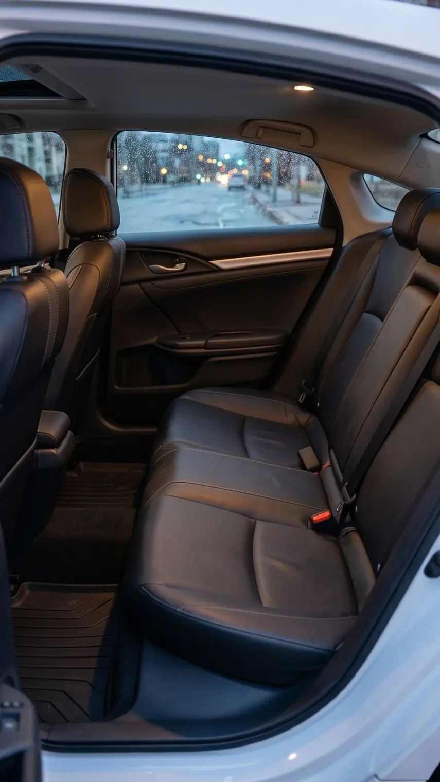 Civic Touring interior rear