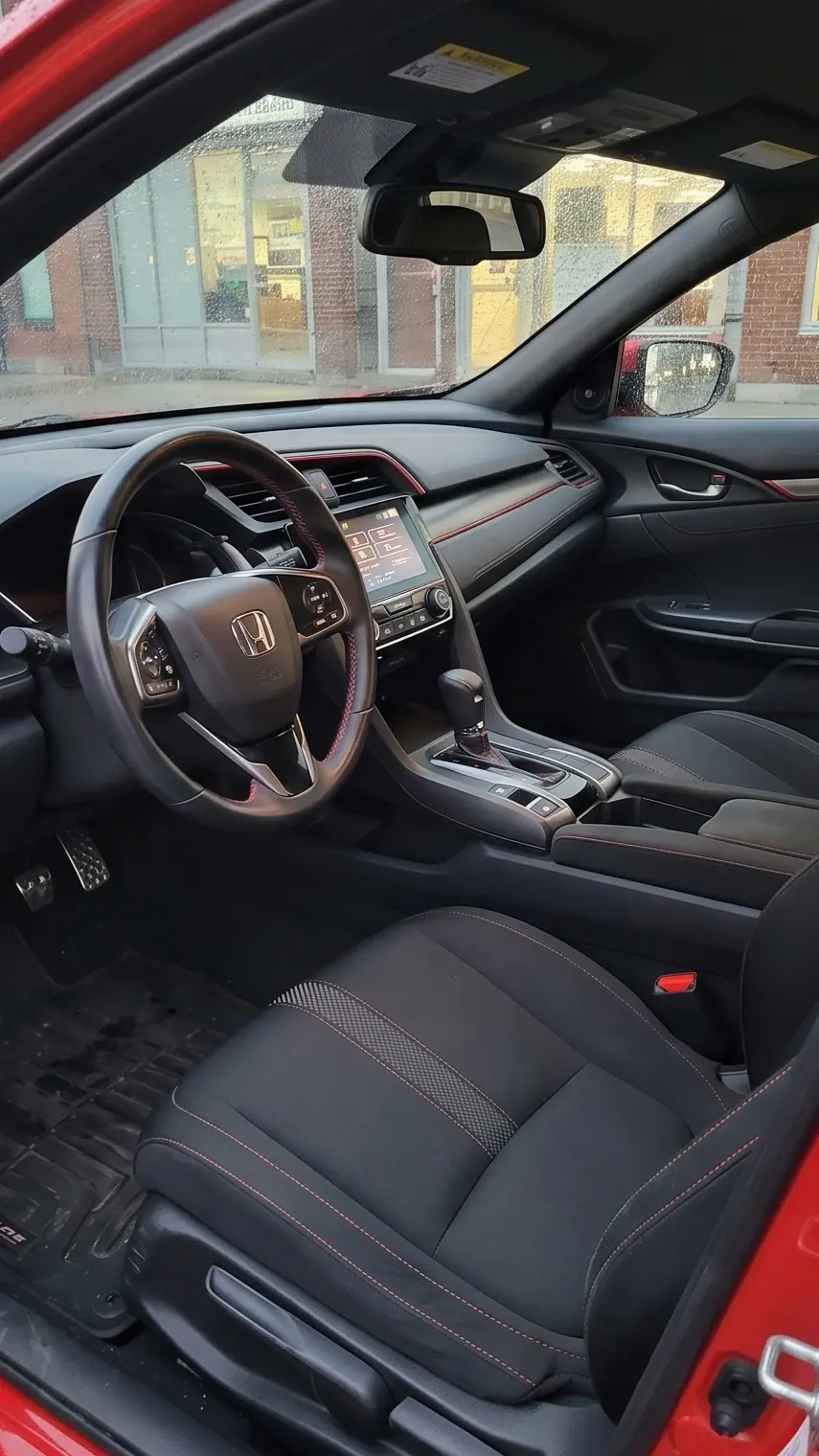 Civic Sport hatchback interior front