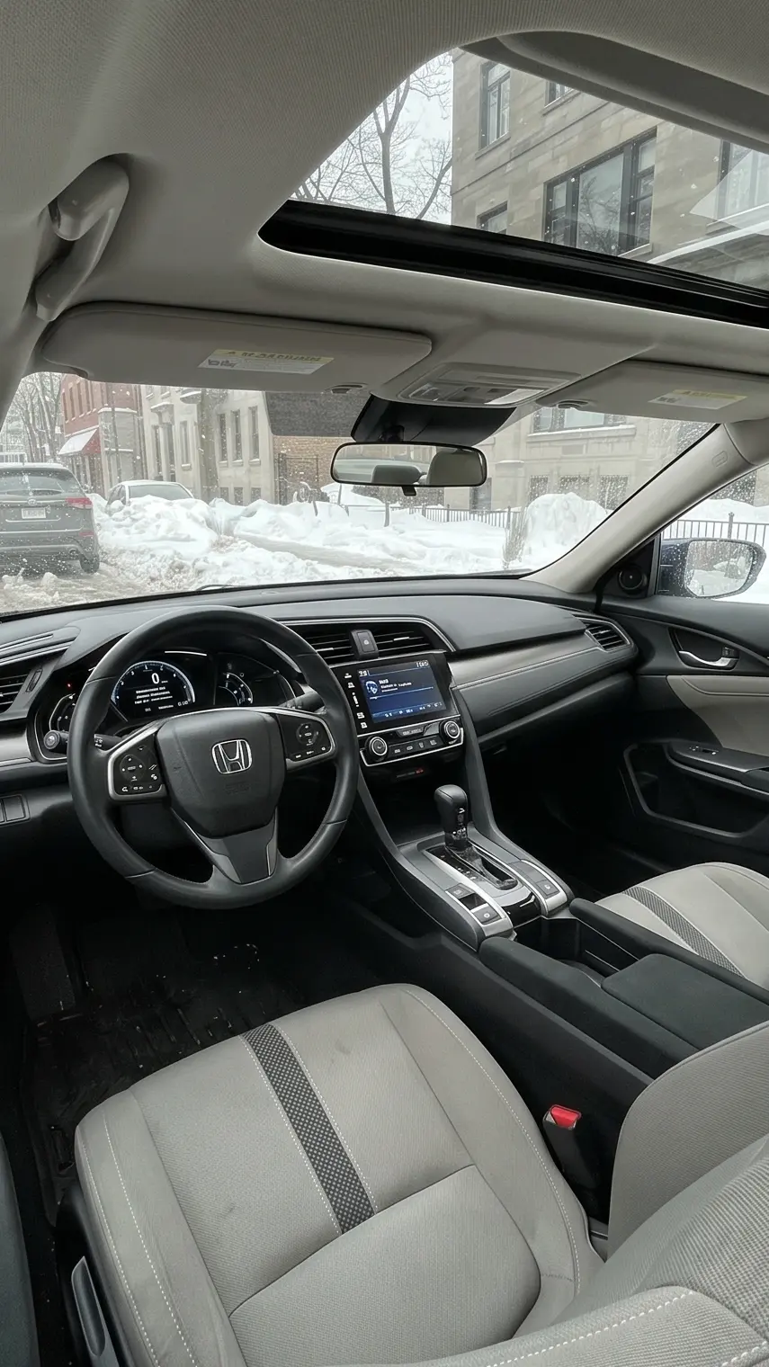 Civic EX interior front