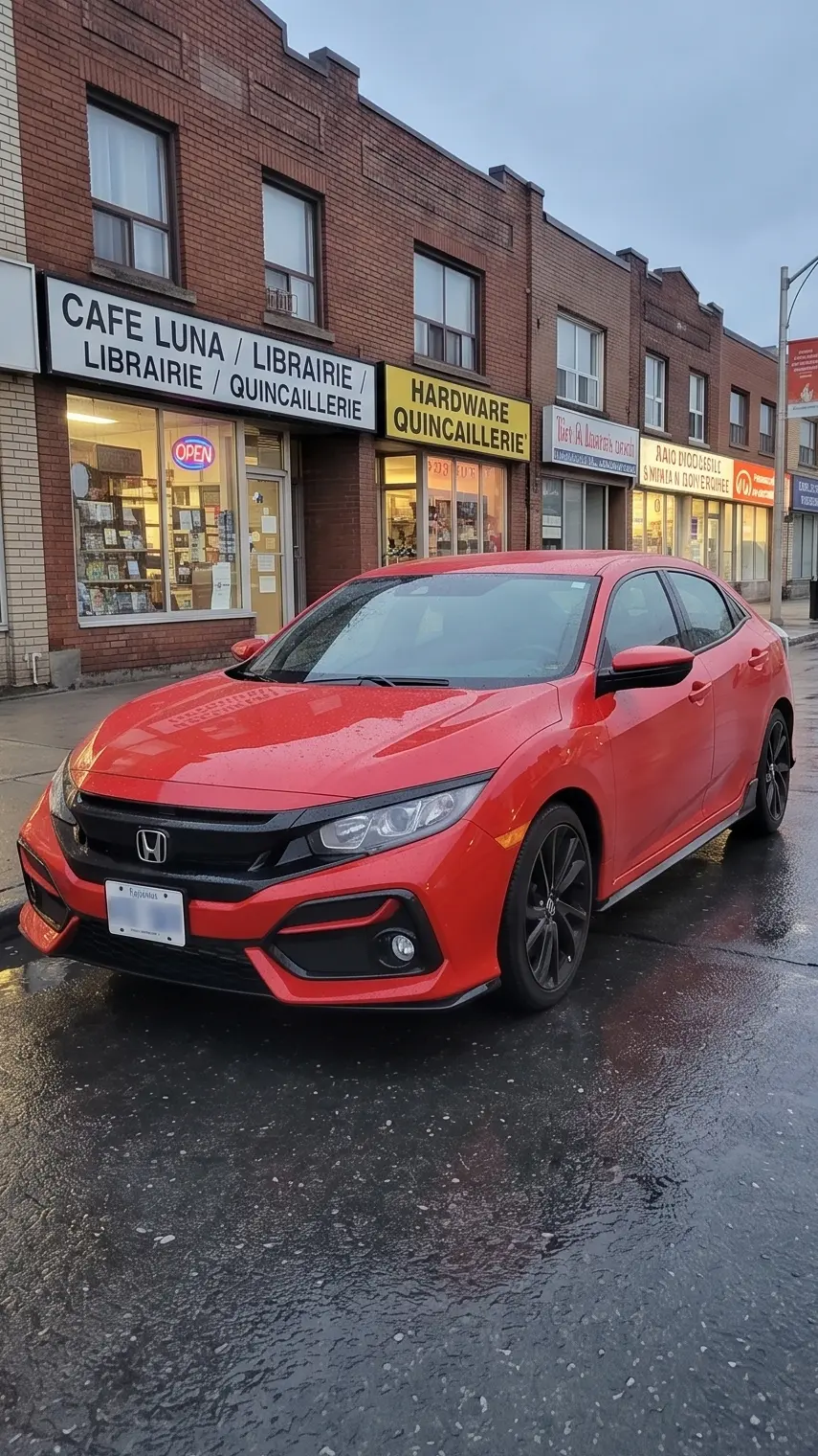 Civic Sport hatchback exterior rear